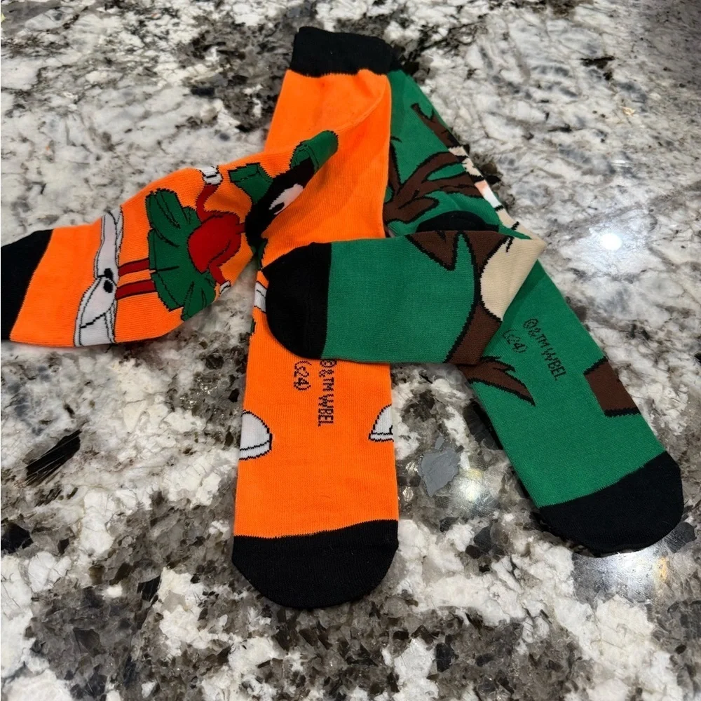 Tasmanian Devil & Marvin the Martian Socks mens